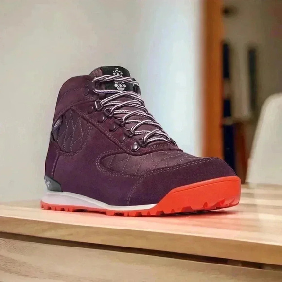 Free People Danner X FP New W Box Movement Jag Quilted Purple  Boots Siz… - Picture 1 of 7